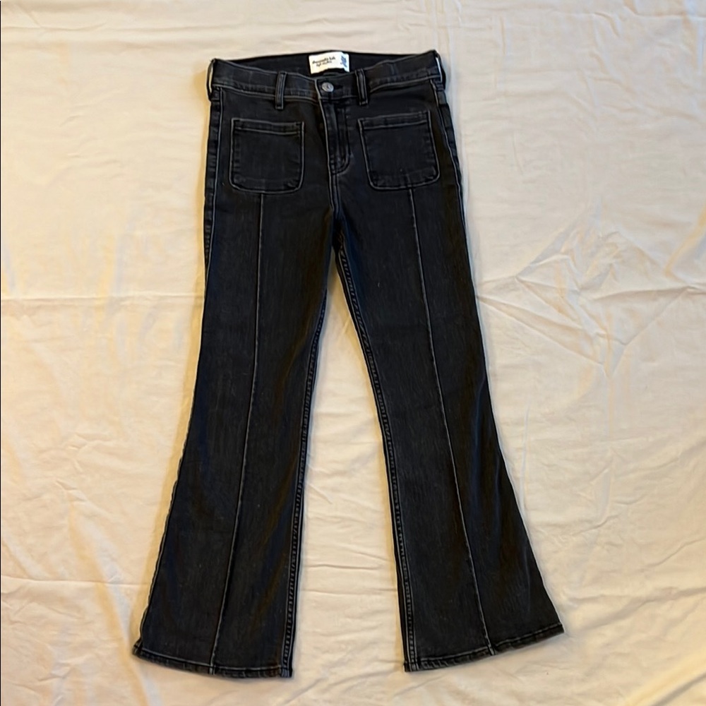 Abercrombie Kids Black Jeans Flare Style